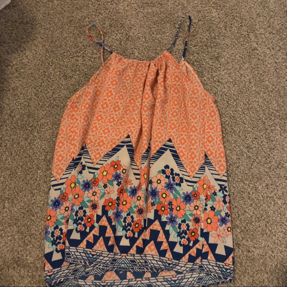 floral blouse